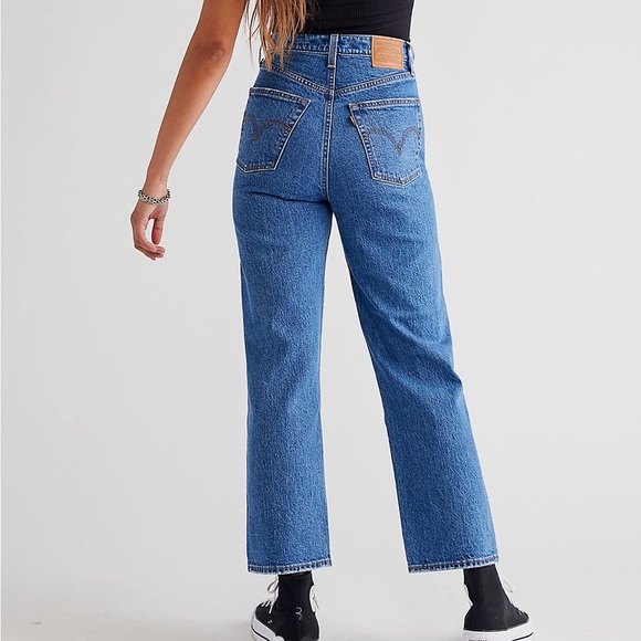 levi’s rib cage straight ankle jeans jazz pop - Picture 2 of 2